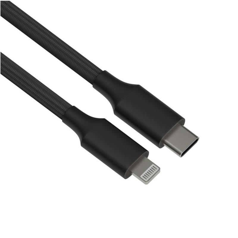 

Кабель HP USB-C - Lightning, PD3.0, 1м, черный (DHC-MF103-1M)