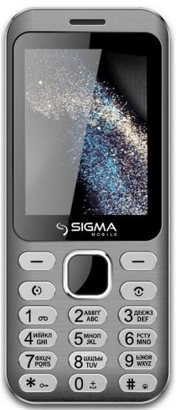 

Мобильный телефон Sigma mobile X-style 33 Steel Dual Sim Grey