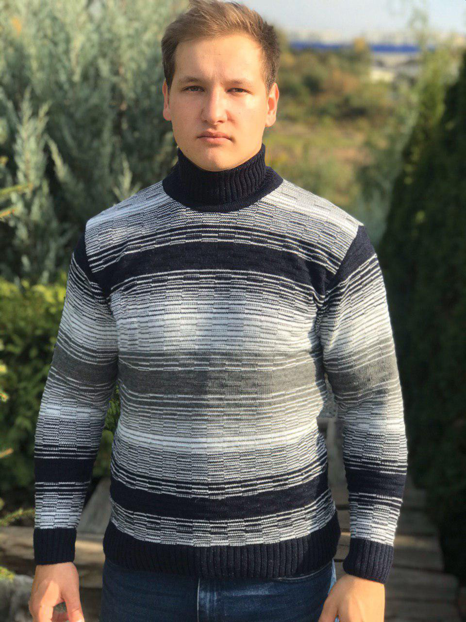 

Fashions • Свитер с хомутом Ashim Fashions XXL черный (4733-лд)