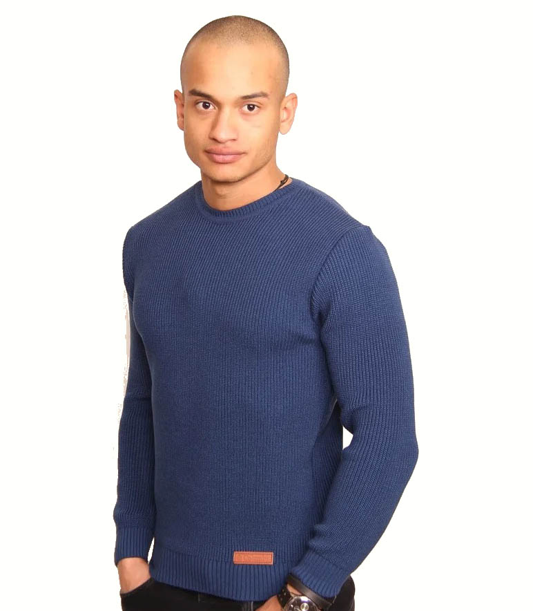 

Fashions • Свитер мужской Denis Fashions  джинс (№3022-лд, Fashions • Свитер мужской Denis Fashions XL джинс (№3022-лд)