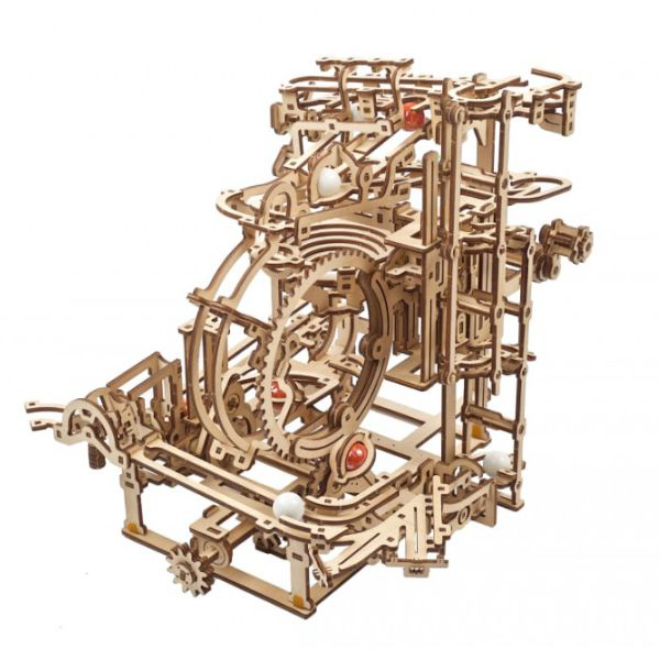 

Механические 3D пазлы UGEARS - "Марбл-трасса Ступенчатый подъемник"