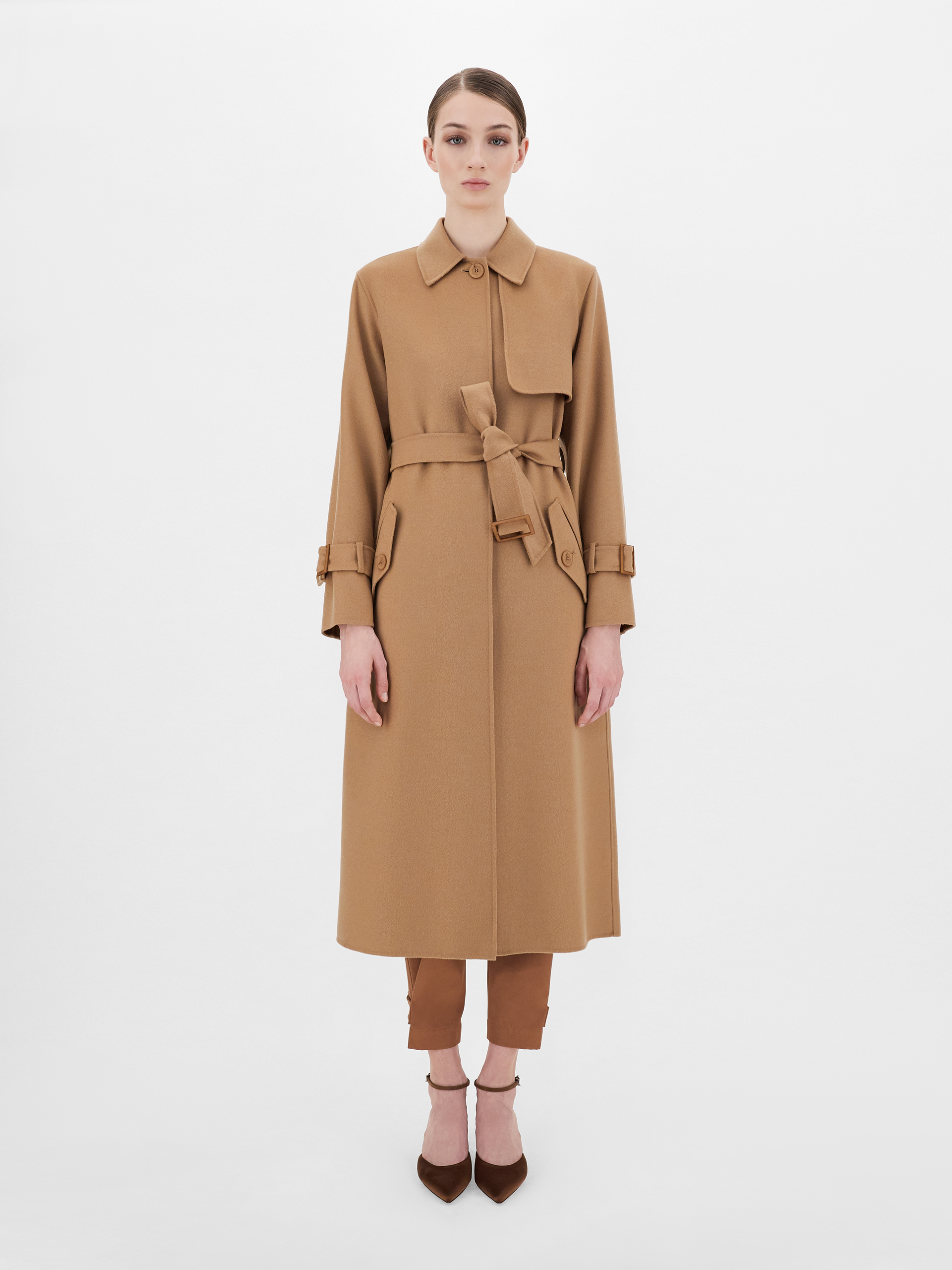 

Пальто MaxMara  Бежевое 60160219600, Пальто MaxMara 40 Бежевое 60160219600