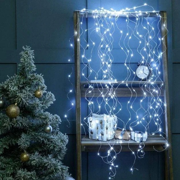

Гирлянда светодиодная Конский хвост Oscar GoRS-02 300 LED 10 нитей 3 м холодный белый