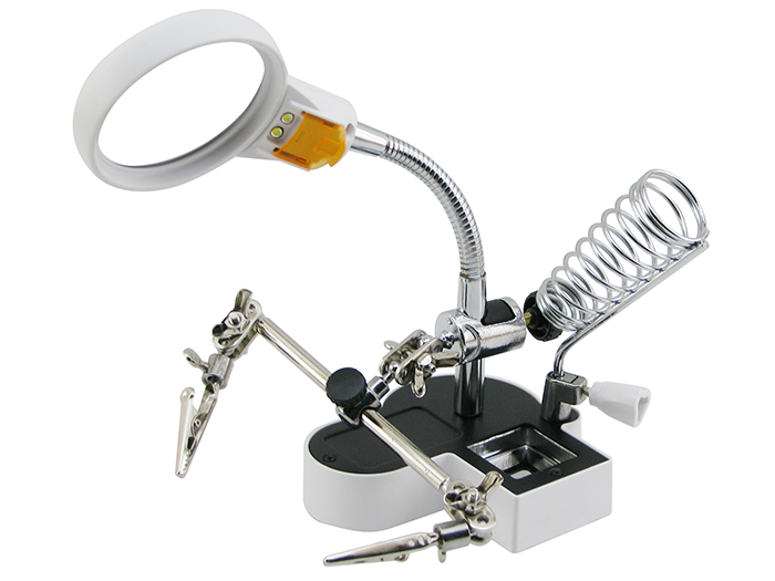 

Настольная лупа Magnifier MG16126AC2 третья рука