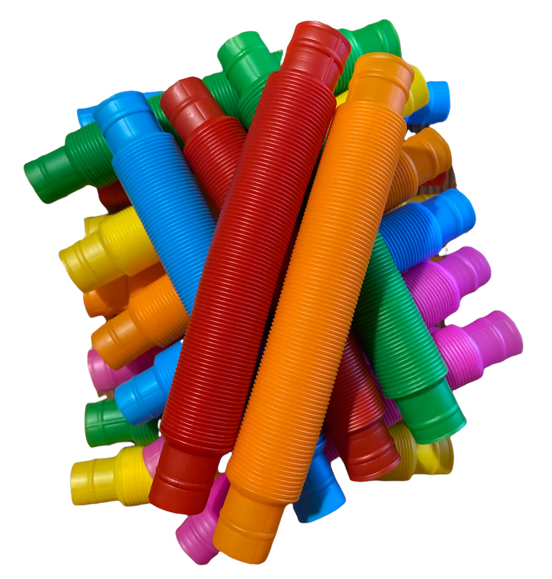 

Развивающая сенсорная детская игрушка Pop Tube антистресс поп туб набор 18шт 2,9*19-75 см большой