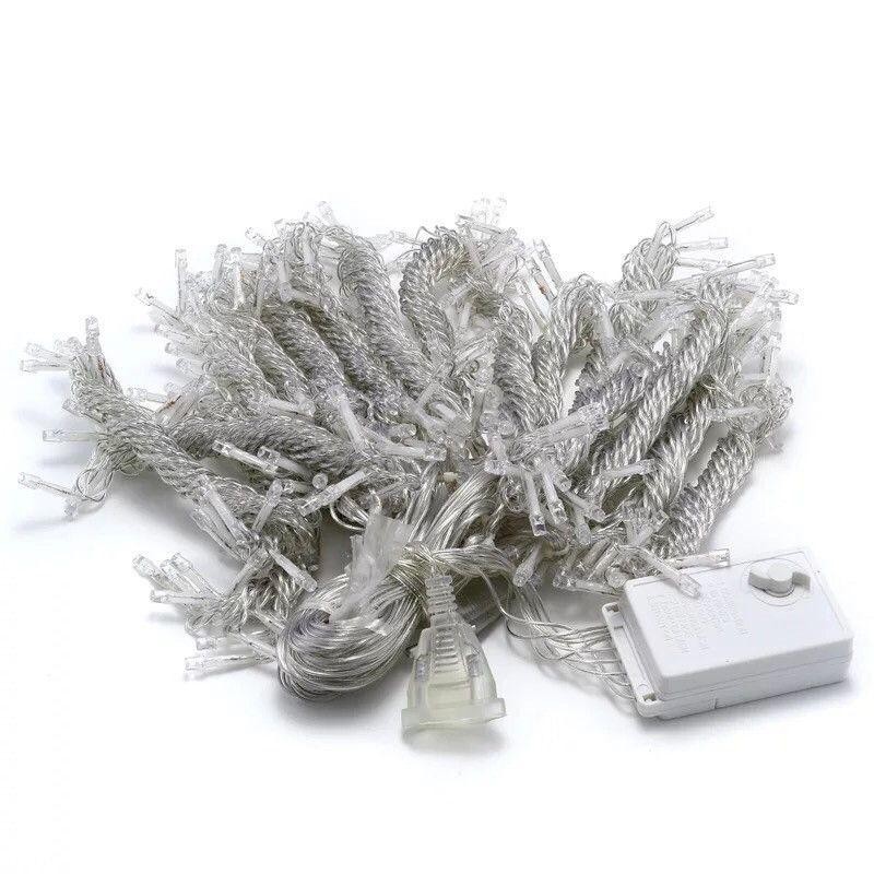 

Гирлянда Xmas LED (Водопад 3M*2M) 400-W-2 Белый