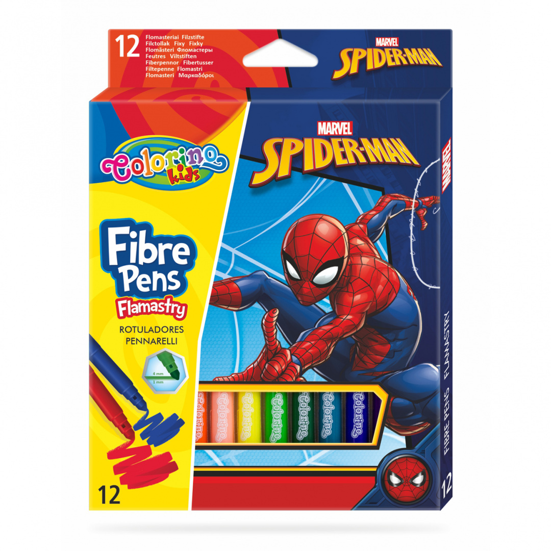 

Фломастеры Colorino Marvel Spider-Man, 12 цветов 91871PTR