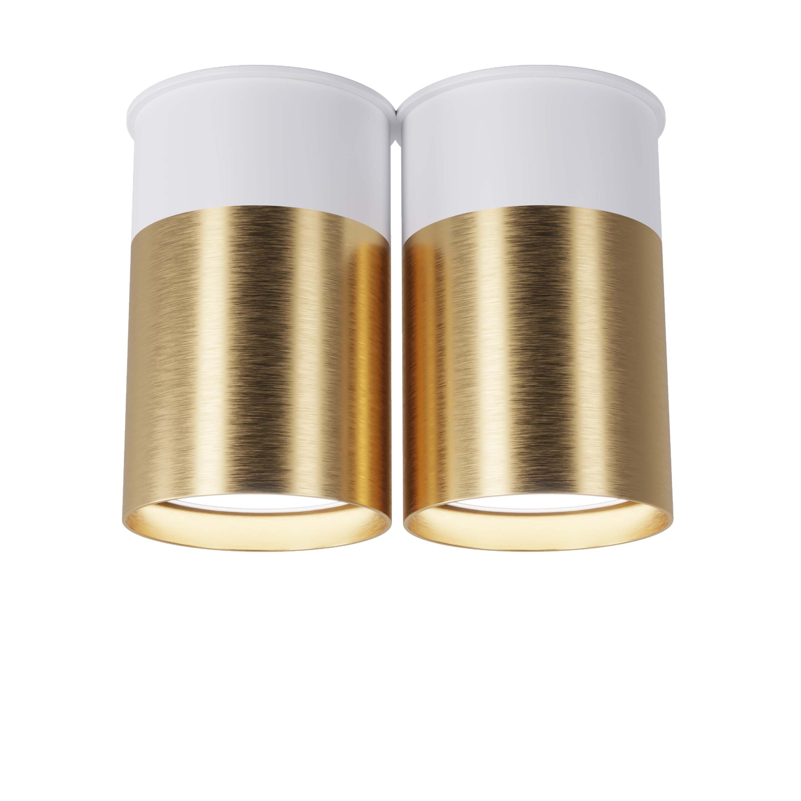 

Точечный спот PikArt BP Black / White Gold двойной, арт. 25595-4
