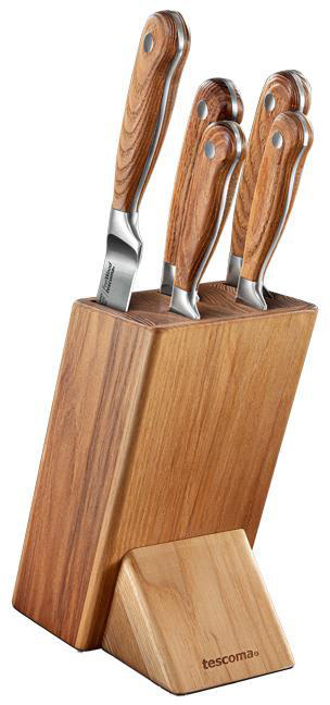  ножей Tescoma Feelwood 5 шт (884850) – фото, отзывы .