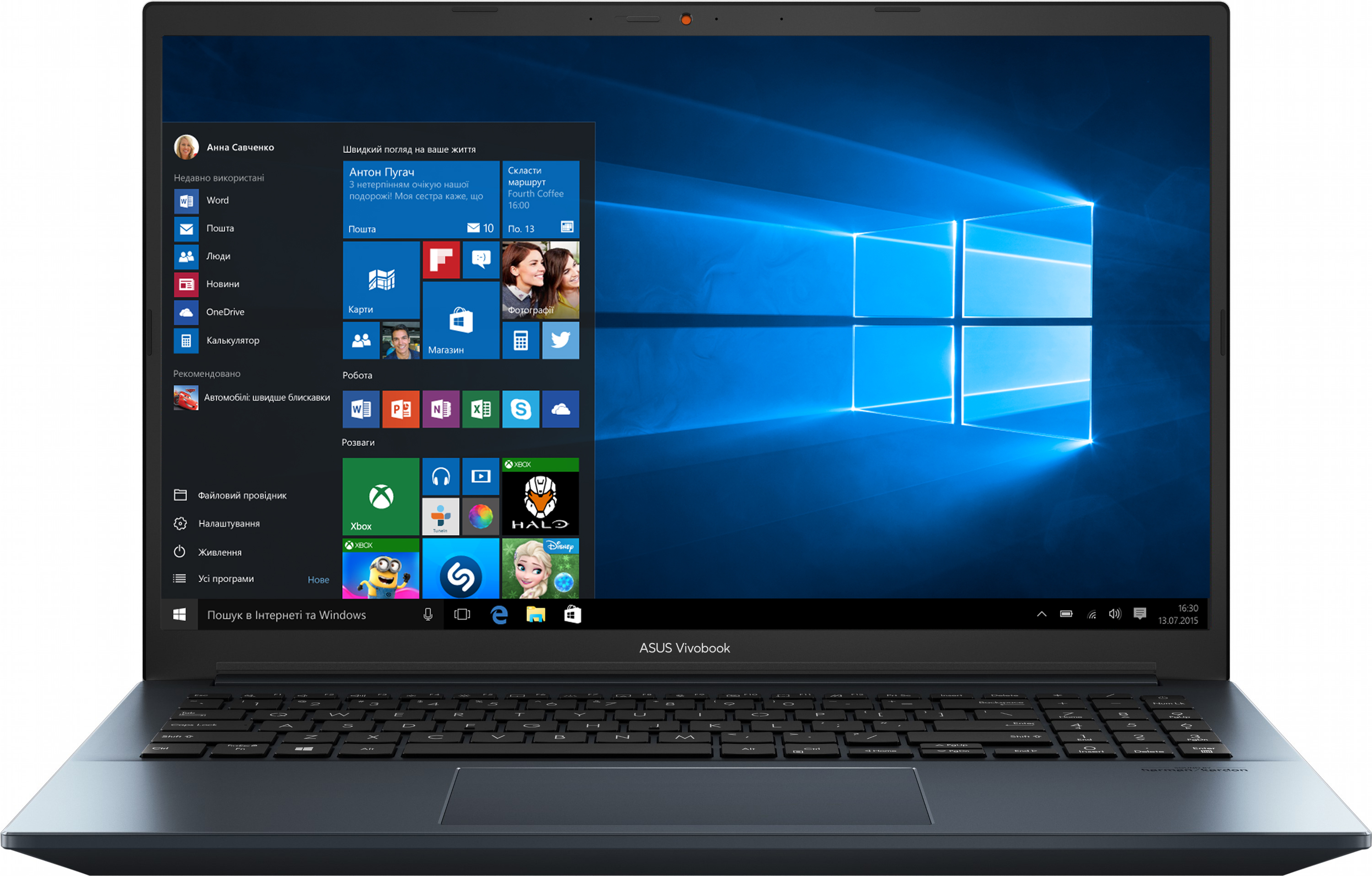 

Ноутбук ASUS Vivobook Pro 15 OLED K3500PH-L1082T (90NB0UV2-M000D0) Quiet Blue