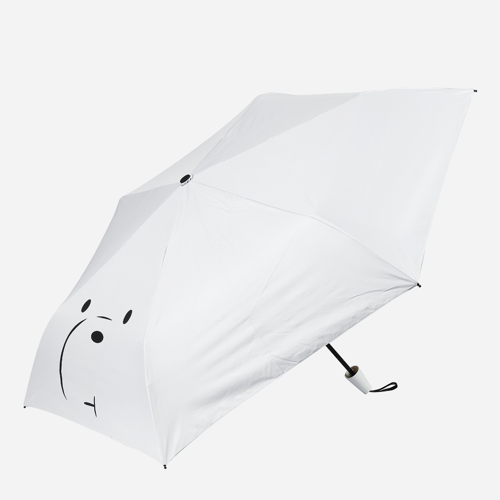 

Зонт складной MINISO 2008187310101 полуавтомат Белый