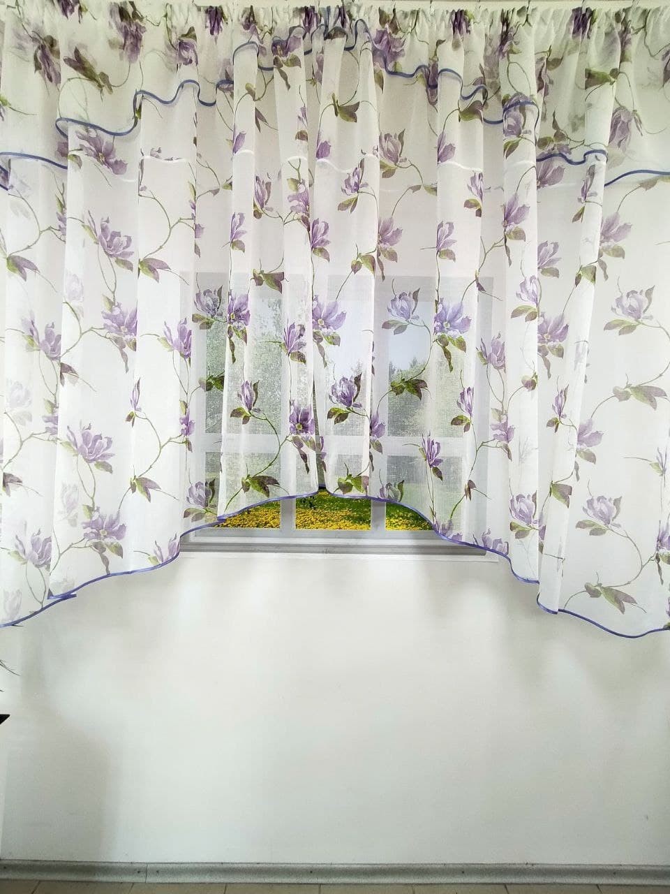 

Кухня фиолетовая "Магнолии" 400х170