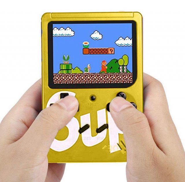 

Портативная игровая ретро приставка 8 бит Денди Retro Game Box SUP 400 in 1 Желтая (1007636-Yellow-1)