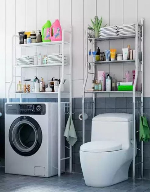 

Полка-стеллаж Pobling SmartUS над стиральной машиной напольный стойка органайзер Laundry Rack