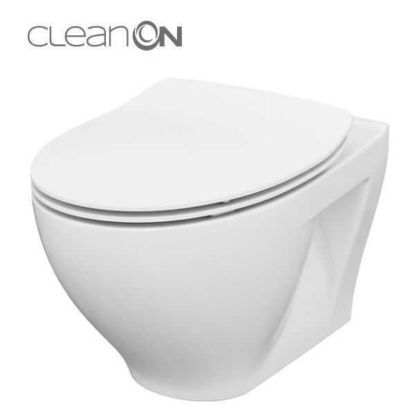 

CET A29 MODUO подвесной унитаз в комплекте с сиденьем дюропласт MODUO SLIM LIFT Cersanit Белый (000020806)