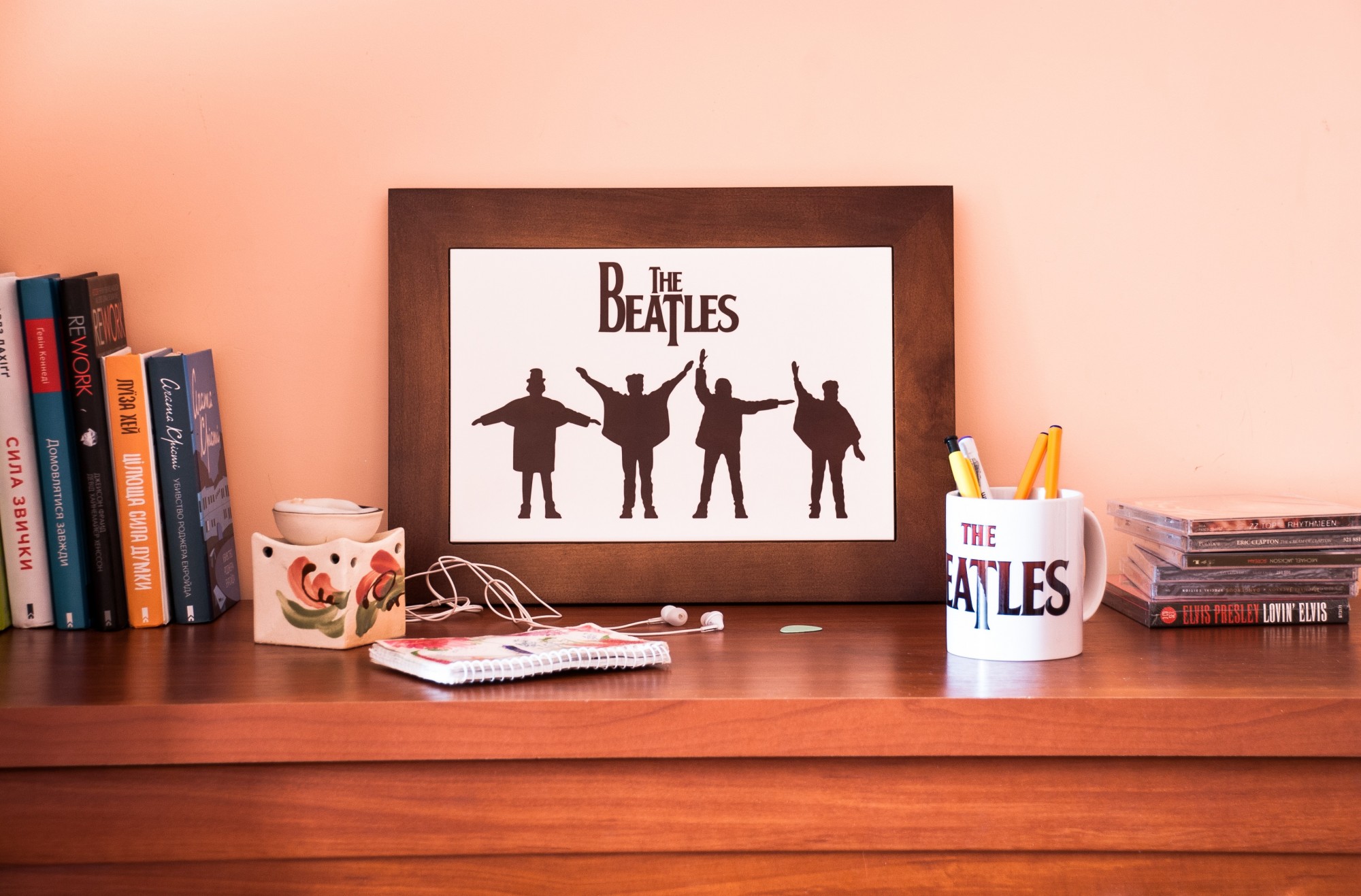 

Картина The Beatles Help! Керамическая 38х28 см