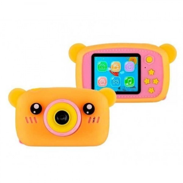 

Детский цифровой фотоаппарат Smart Kids XL 500R. Мишка. Оранжевый