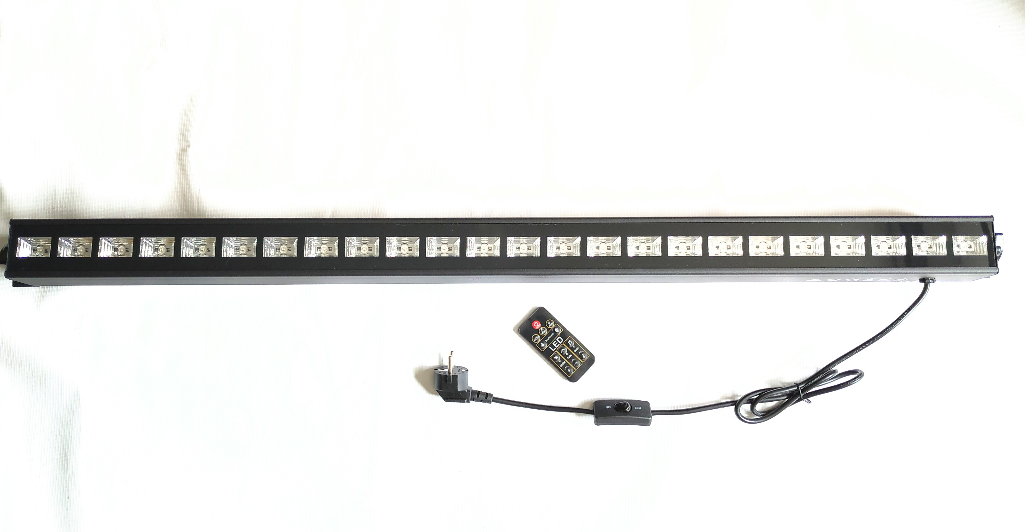 

Ультрафиолетовая Led панель Dzyga 24x3 с пультом ДУ и DMX