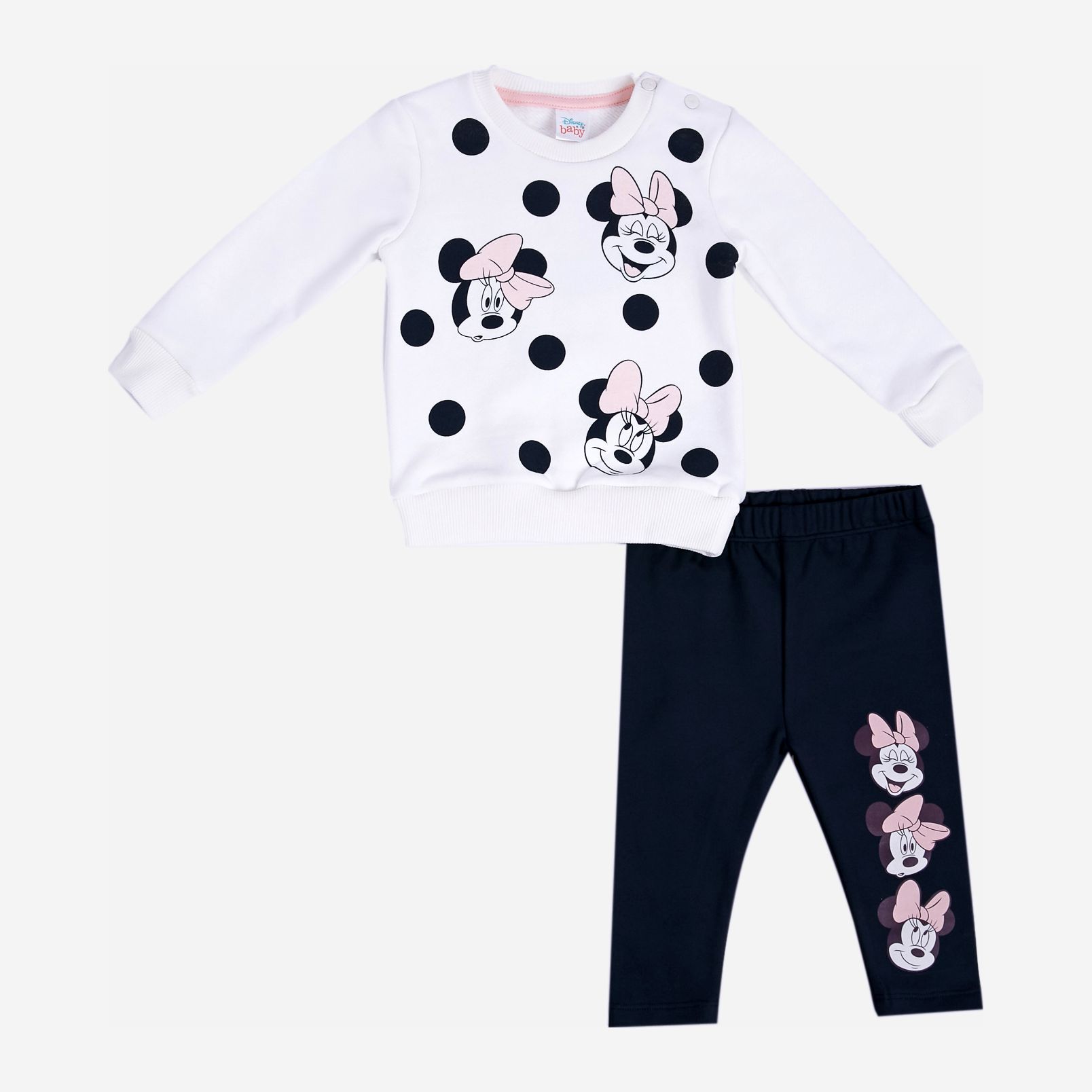 

Комплект (свитшот + лосины) Disney Minnie Mouse MN18376 80-86 см Бело-синий (8691109924841)