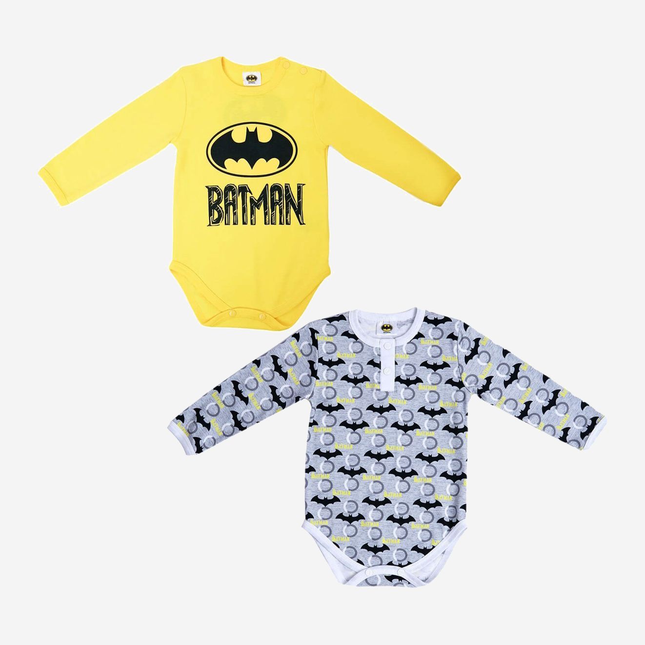 

Боди Cimpa Batman BM18267 62-68 см 2 шт Серо-желтое