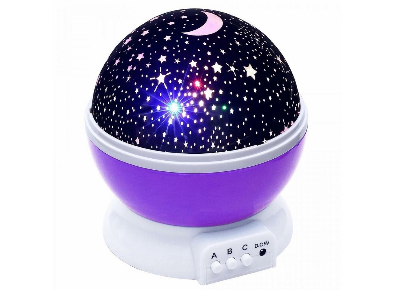 

Проектор ночник звездного неба Star Master Dream фиолетовый AMZ 109-10821389