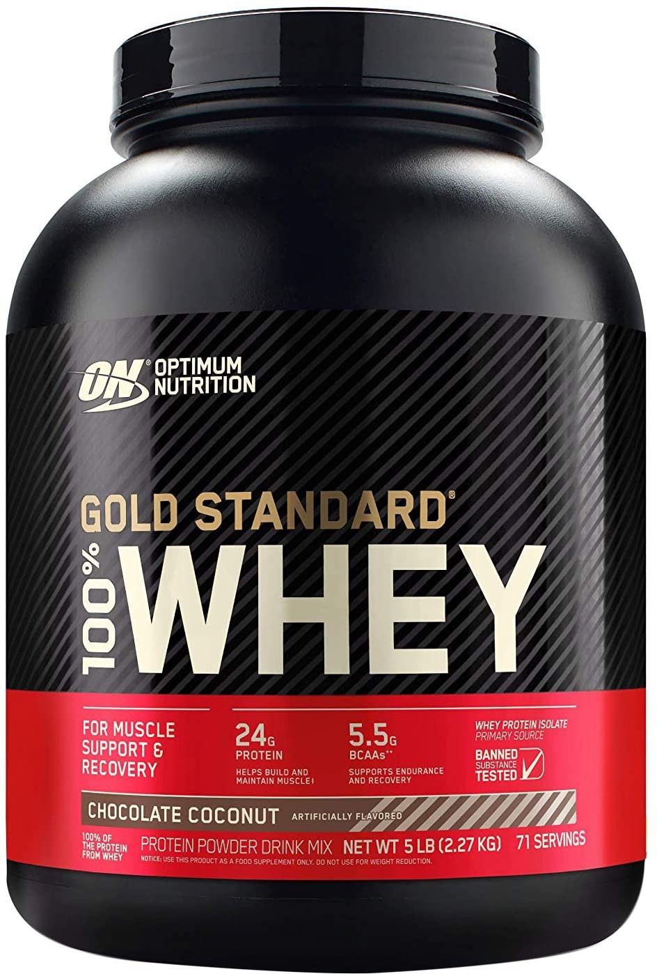 

Протеин Optimum Nutrition 100% Whey Gold Standard Chocolate Coconut (2.27 кг) (00112-10)