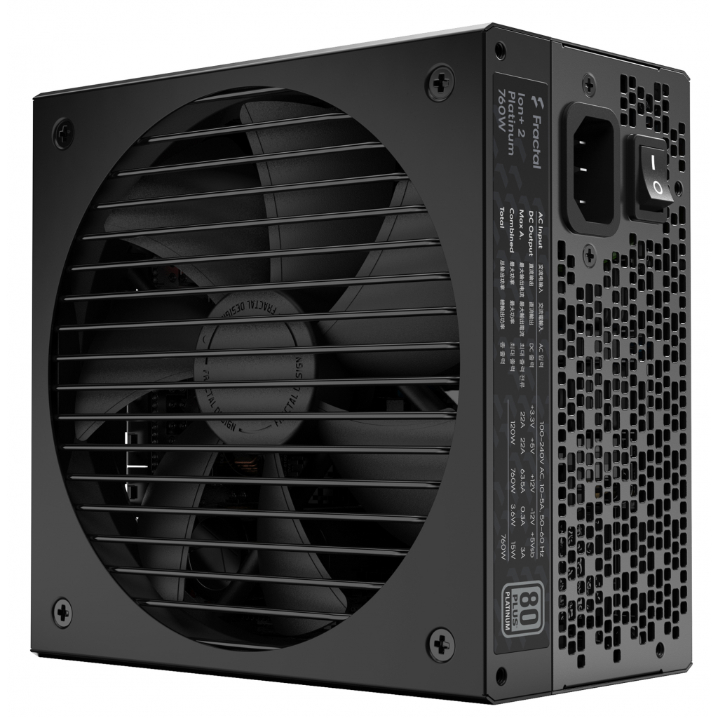 

Блок питания Fractal Design 760W Ion + 2 Platinum (FD-P-IA2P-760-EU)