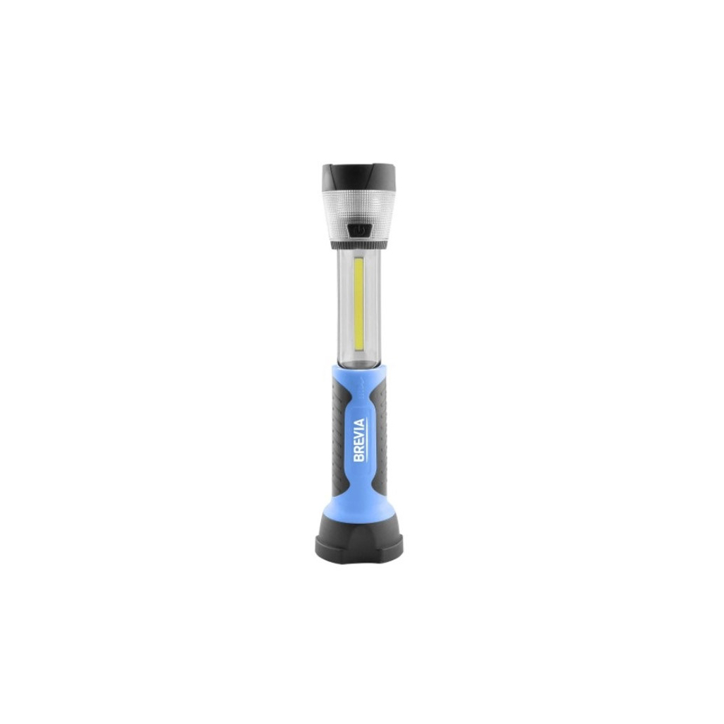 

Фонарь Brevia LED 3W COB + 1W LED + 8LED кеппинг, 300lm, 2000mAh, адаптер (11330)