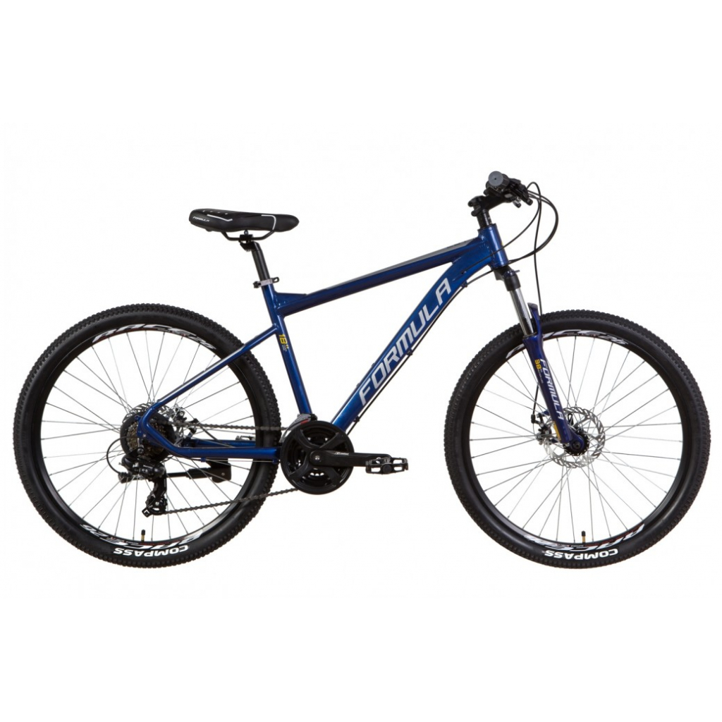 

Велосипед Formula 26" F-1 DD рама-18" 2021 Blue/Silver (OPS-FR-26-536)