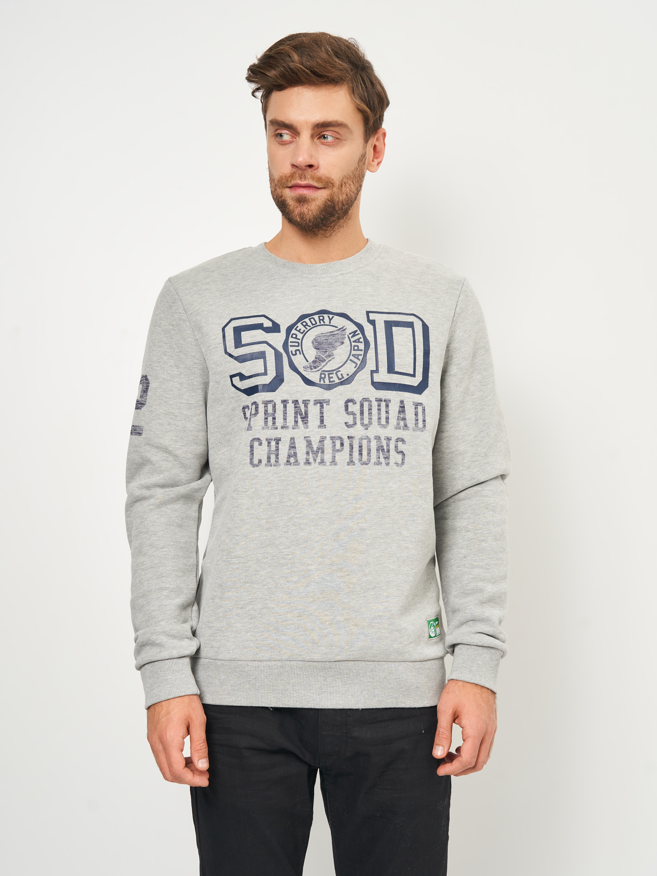 

Свитшот Superdry T&F Crew M2011431A-07Q  Grey Marl, Свитшот Superdry T&F Crew M2011431A-07Q S Grey Marl