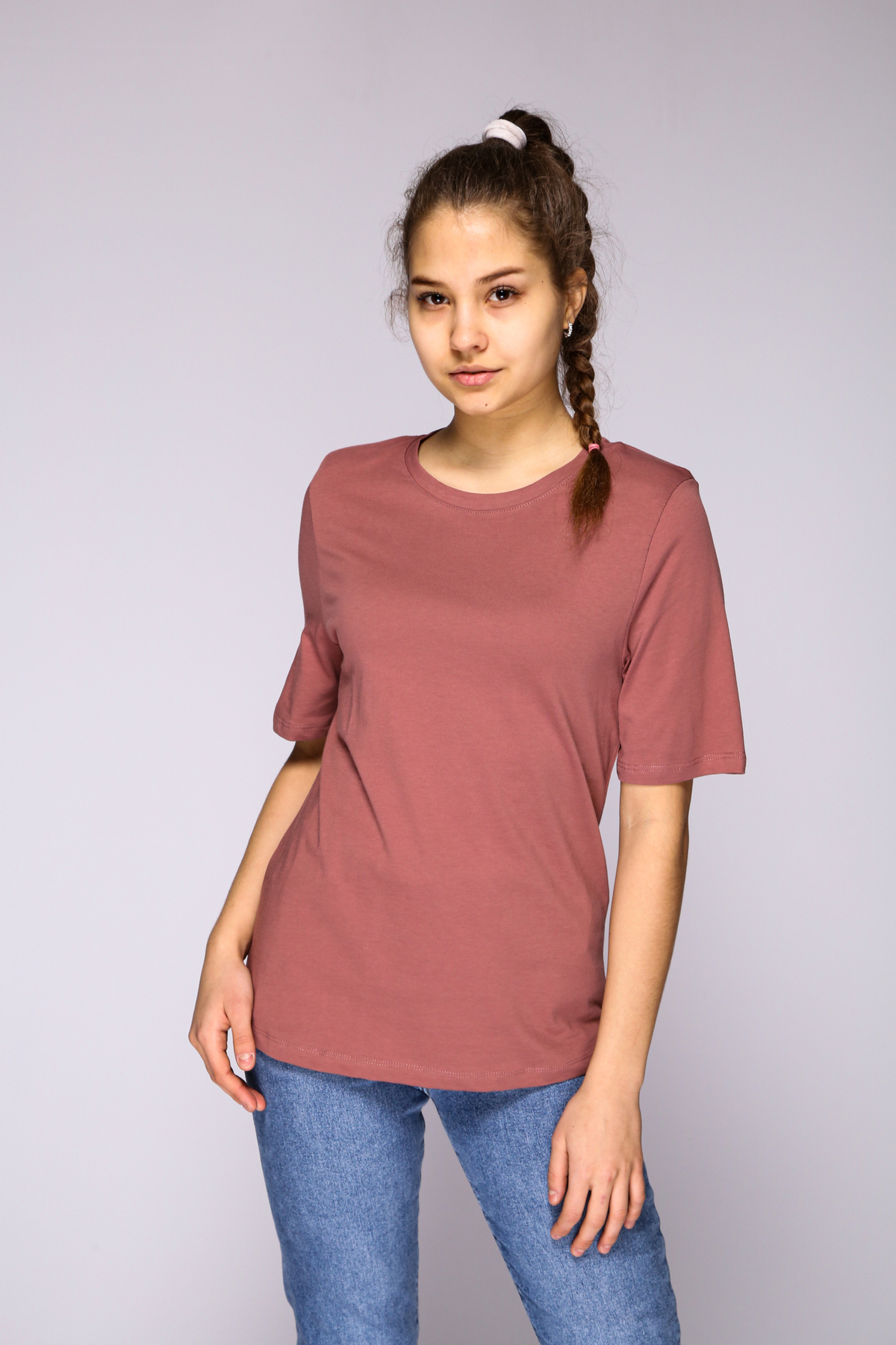 

Футболка KAROL 3454 M Темна пудра