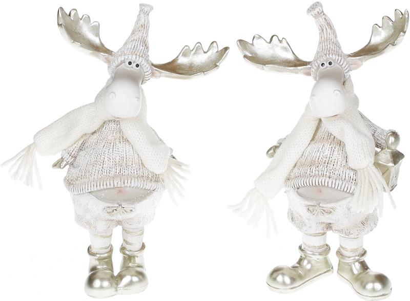 

Набор 2 фигурки декоративные Лоси в белых костюмах 20см Bona (Р01632317930)