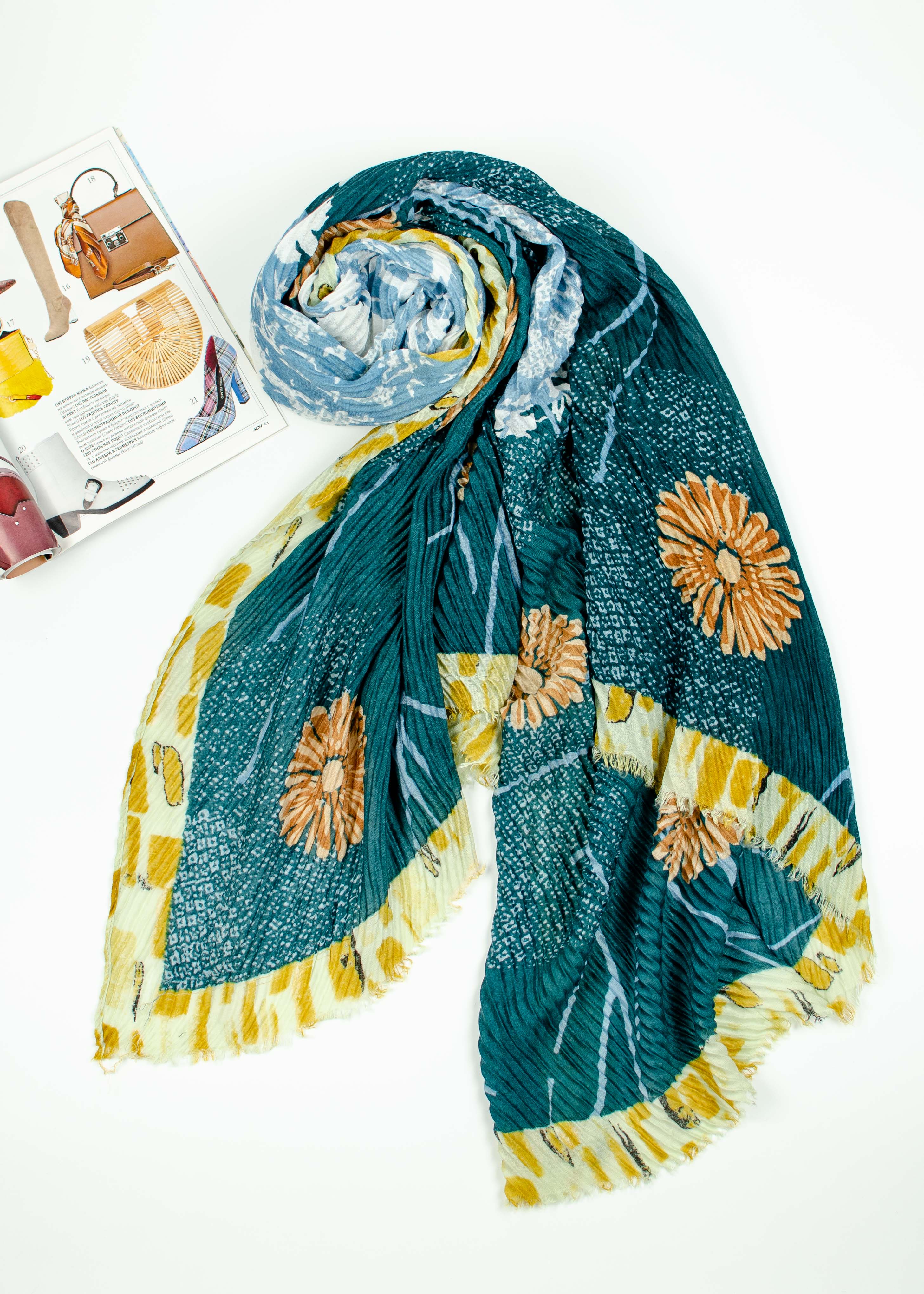 

Шарф Canva 180*90 см зеленый 207-0184-003