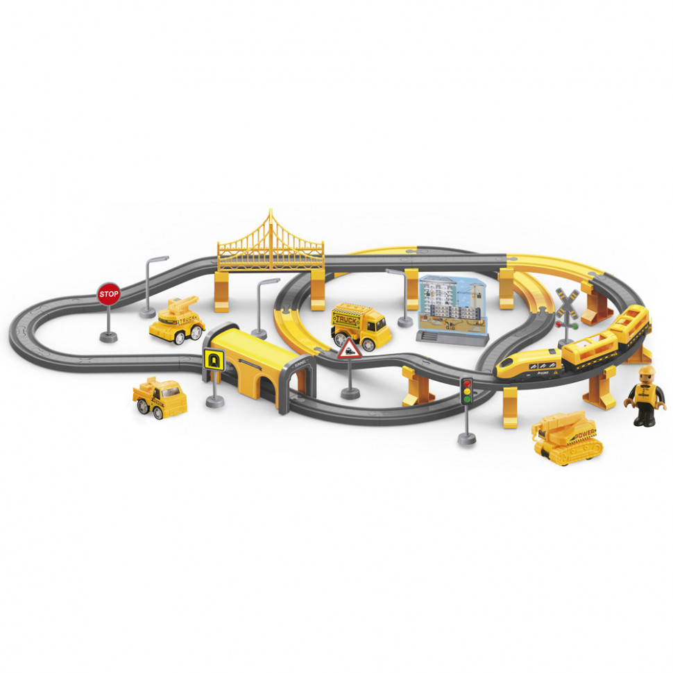 

Детская железная дорога "Городской экспресс" AU6881AB 92 детали ZIPP Toys