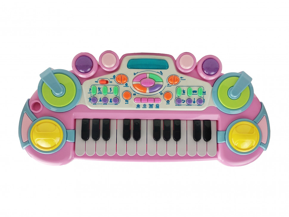 

Детский синтезатор CY-6032B(Pink), 24 клавиши Bambi
