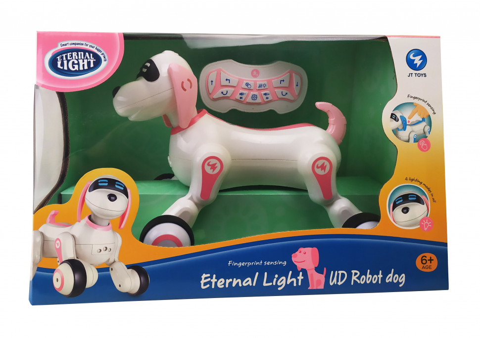 

Интерактивная собака на радиоуправлении JT397 с сенсором (Розовый) JT TOYS
