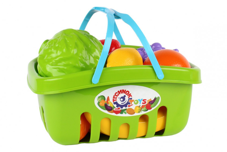 

Игровой набор продуктов 5354TXK в корзинке (Зеленый) Технок