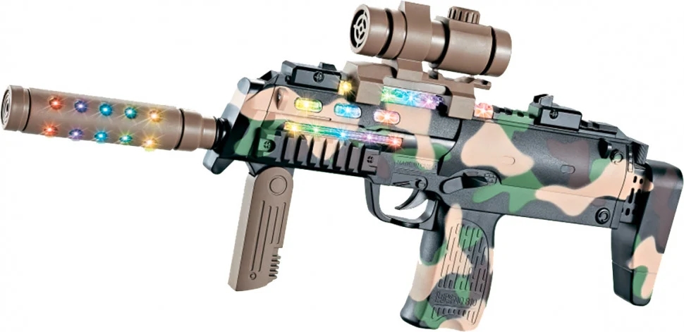 

Автомат свето-звуковой HK MP7 в наборе с очками ZIPP Toys