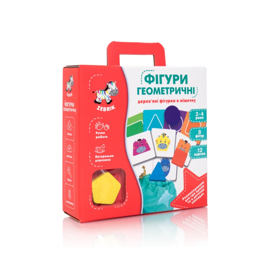 

Развивающий набор Геометрические фигуры ZB2001-02 из дерева Vladi Toys