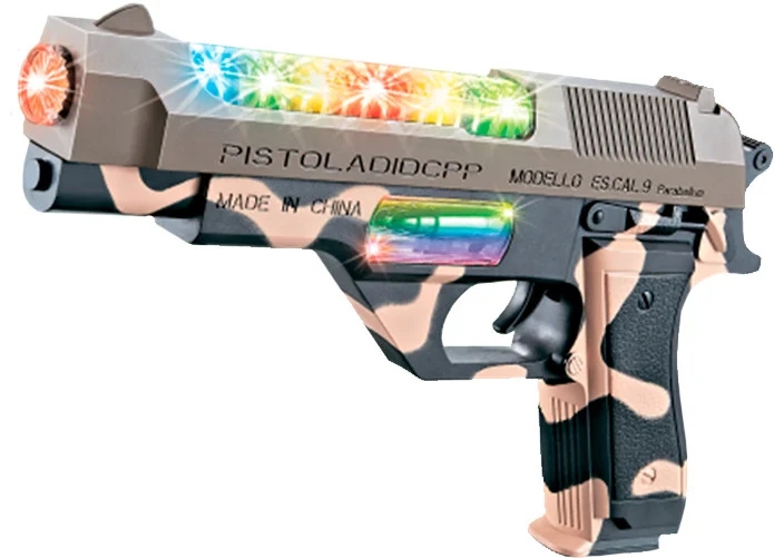 

Пистолет свето-звуковой Desert Eagle в наборе с гранатой ZIPP Toys