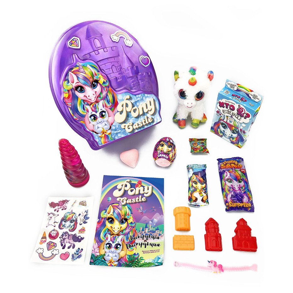 

Набор креативного творчества "Pony Castle" BPS-01-01 рус Danko Toys