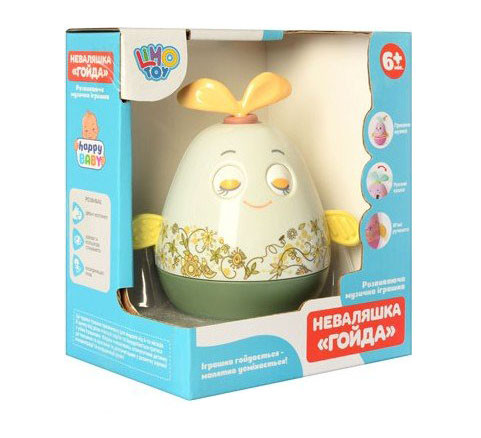 

Неваляшка 3133 подвижные глазки и бантик (Зеленый) Limo Toy