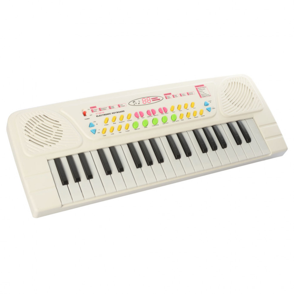 

Детский синтезатор BX-1605BC 37 клавиш (Белый) METR+