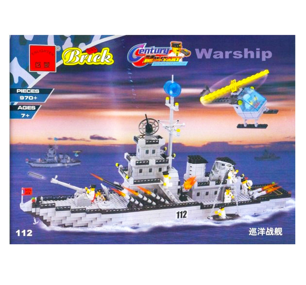 

Конструктор BRICK 112 Корабль, 970 деталей