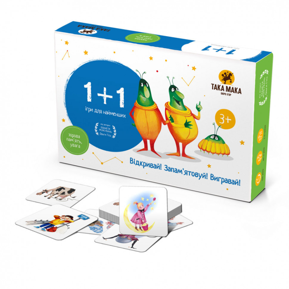 

Детская настольная игра "1+1" 960063 от 3-х лет Така Мака