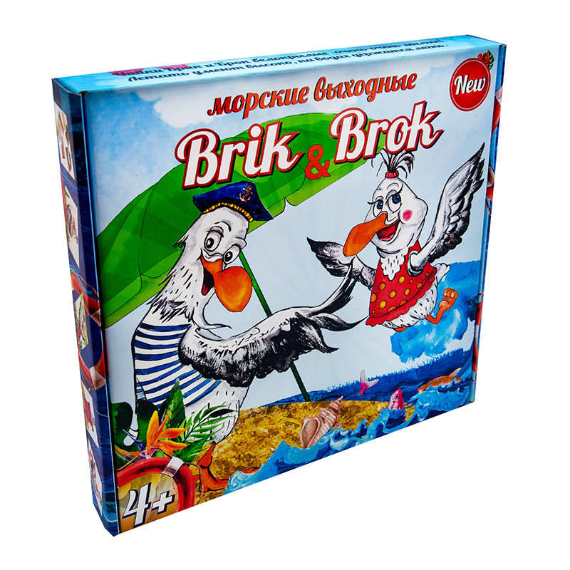 

Настольная игра "Морские выходные Brik and Brok" 30202 рус Strateg