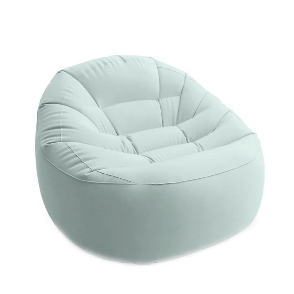 

Надувное велюровое кресло 68590, 112-104-74см (Зелёный) Intex