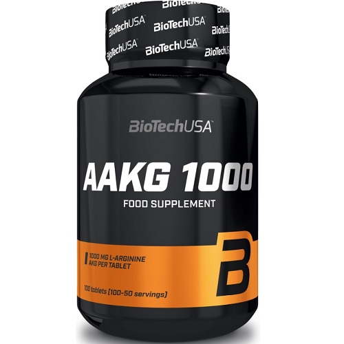 

Аргінін BiotechUSA AAKG 1000, 100 таб.