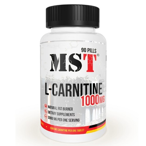 

Жироспалювачі MST L-Carnitine 1000, 90 капс.