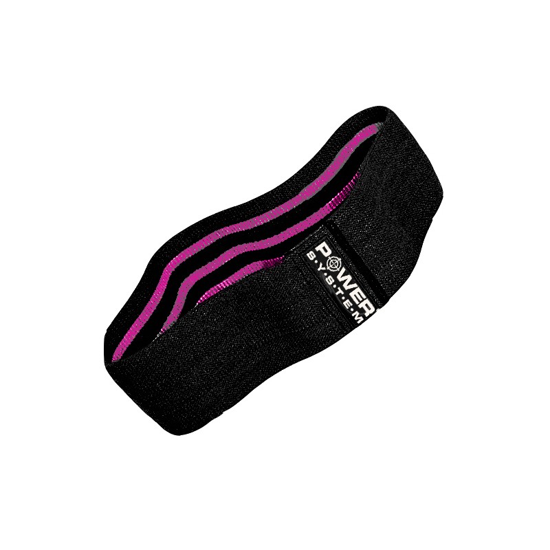 

Фітнес резинки PowerSystem Booty Band Level 1, PS-4091 (Black/Pink)